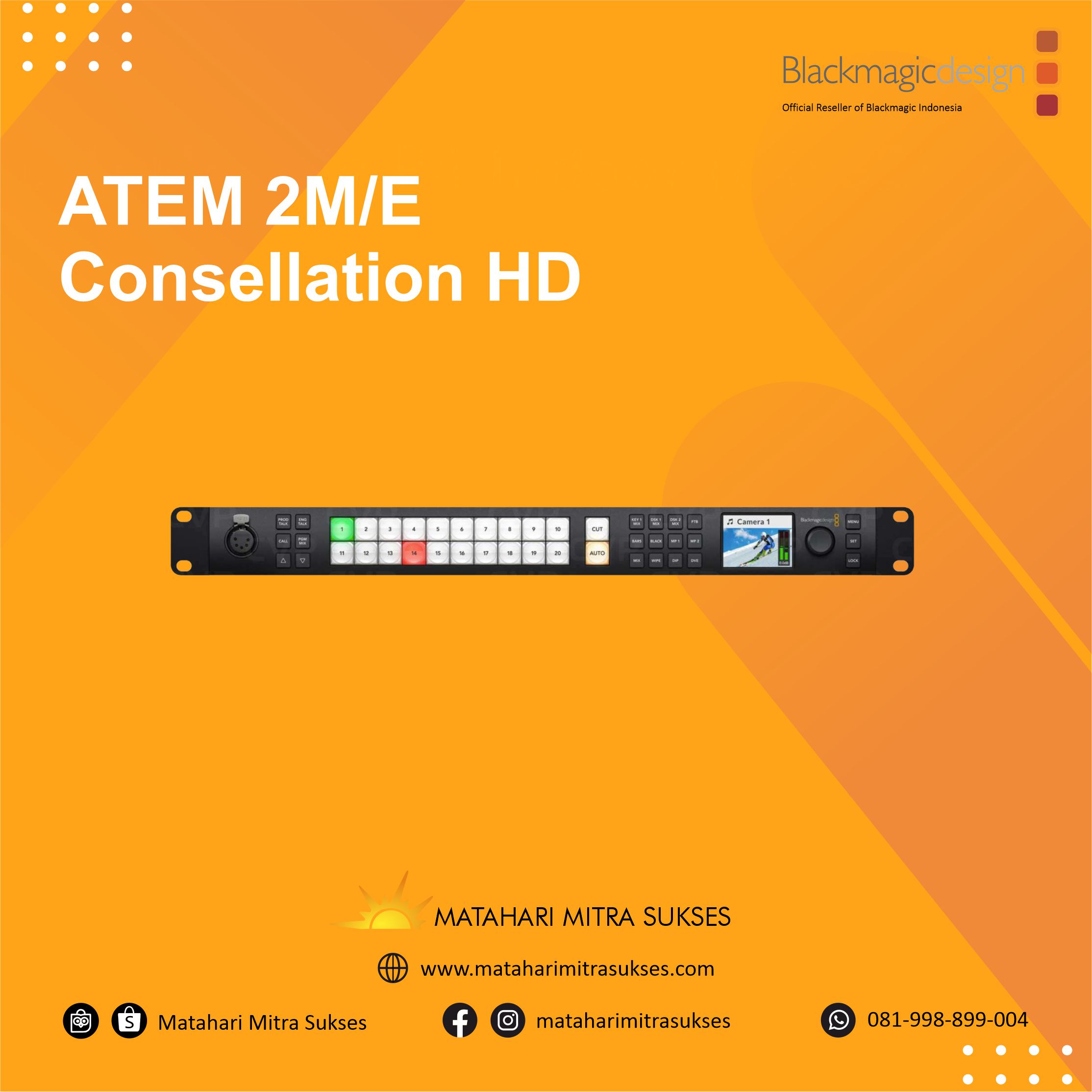 Blackmagic Design ATEM 2 M/E Constellation HD Live Production Switcher