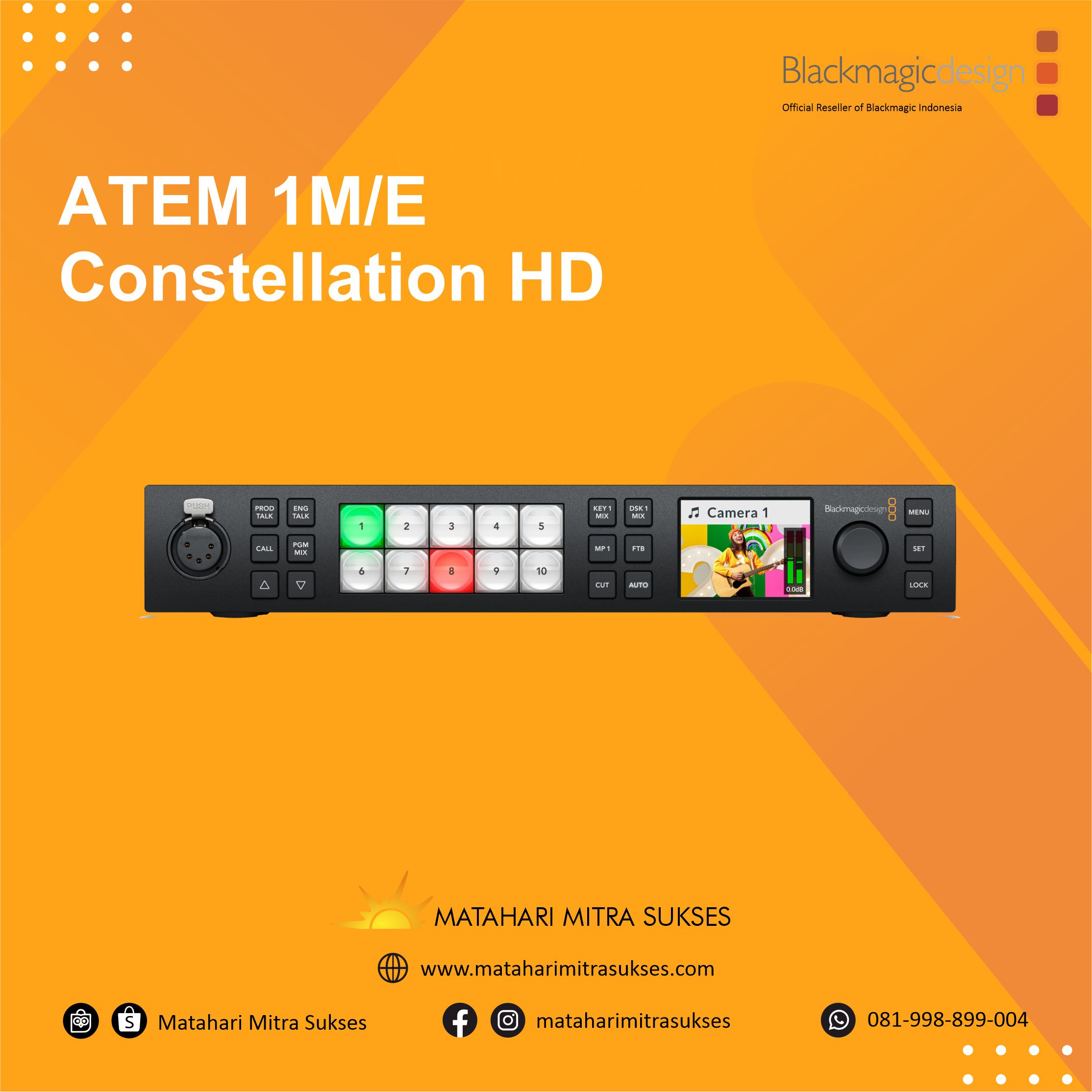 Blackmagic Design ATEM 1 M/E Constellation HD Live Production Switcher
